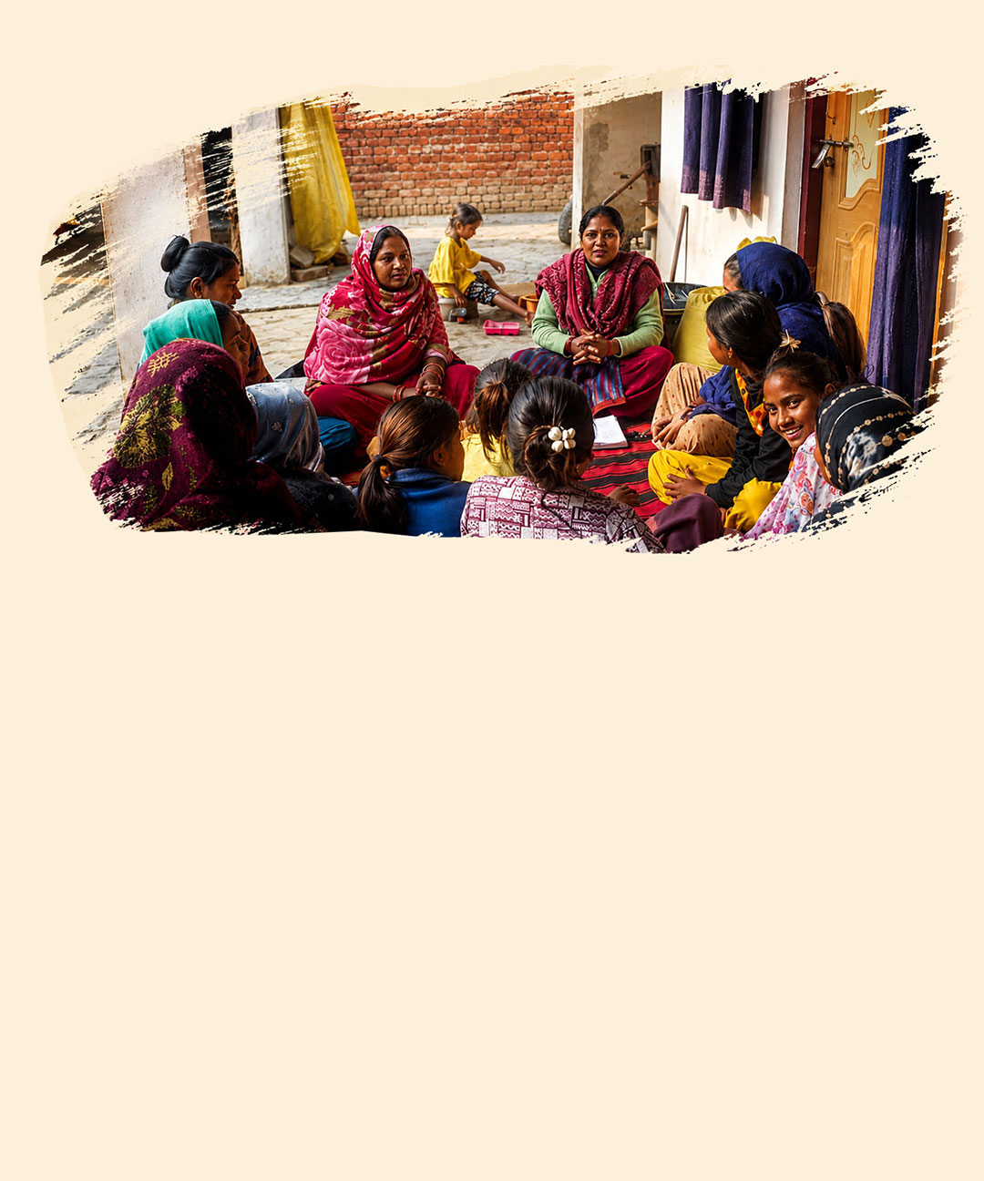 People working together for community development